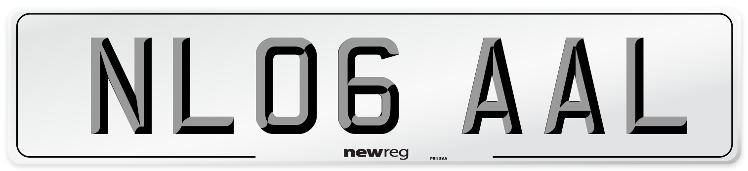 NL06 AAL Number Plate from New Reg